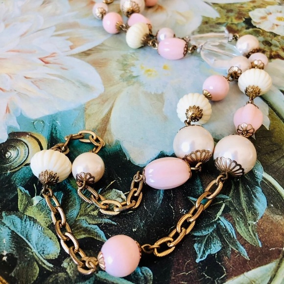 Vintage signed YOSCA statement necklace - Picture 6 of 11